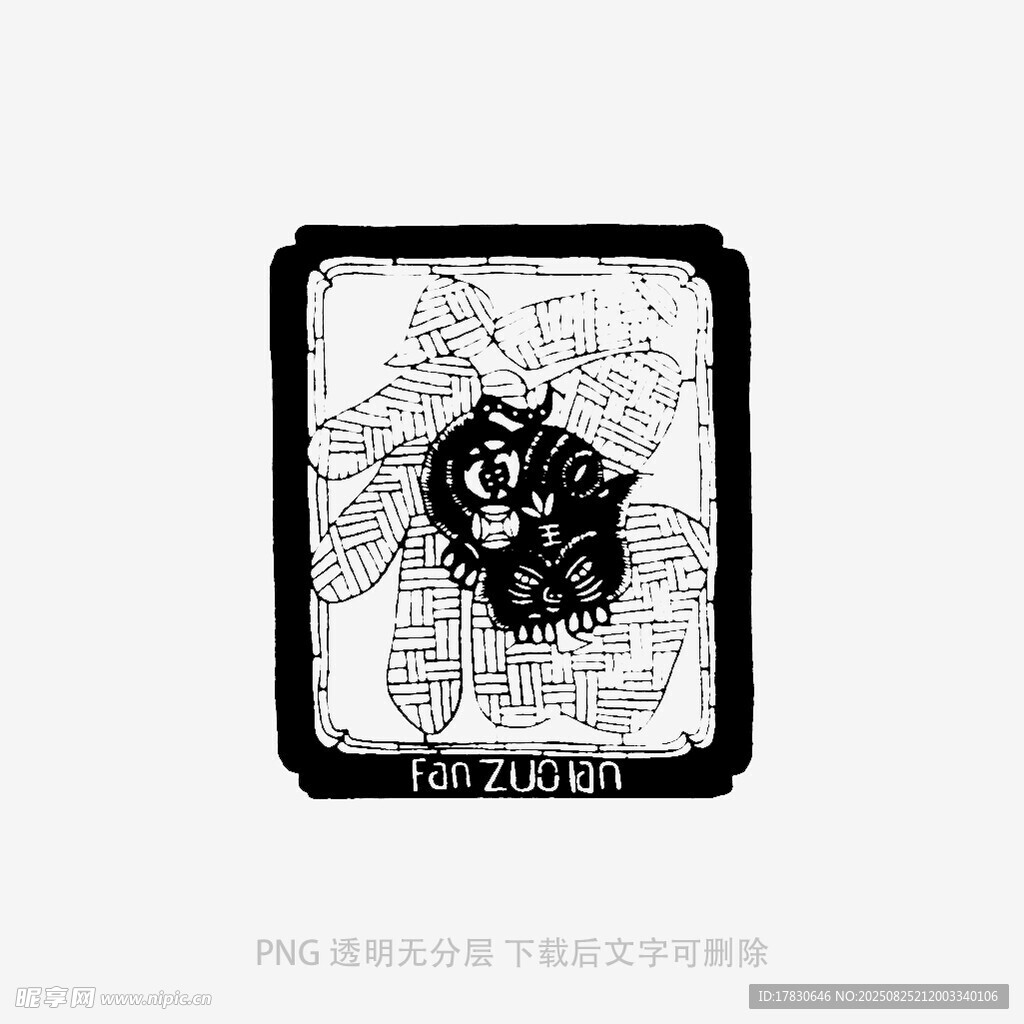 神秘黑猫塔罗牌插画