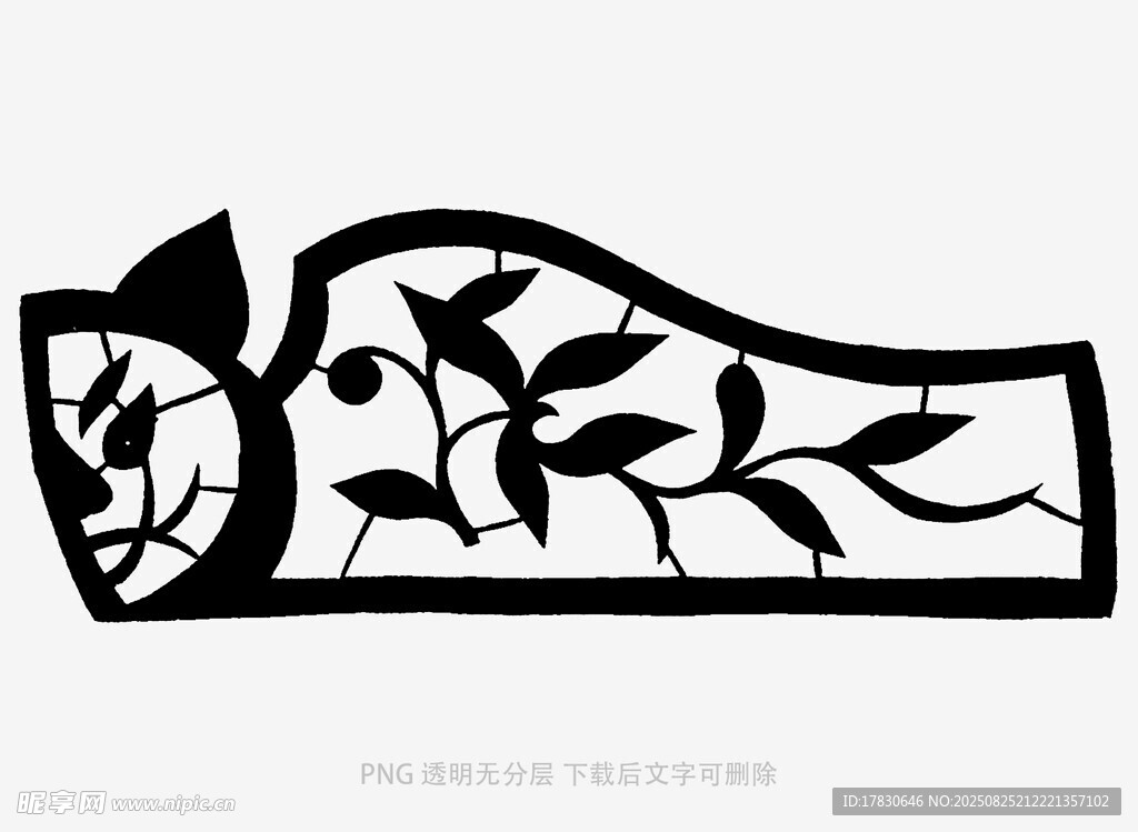 树叶花纹装饰图案