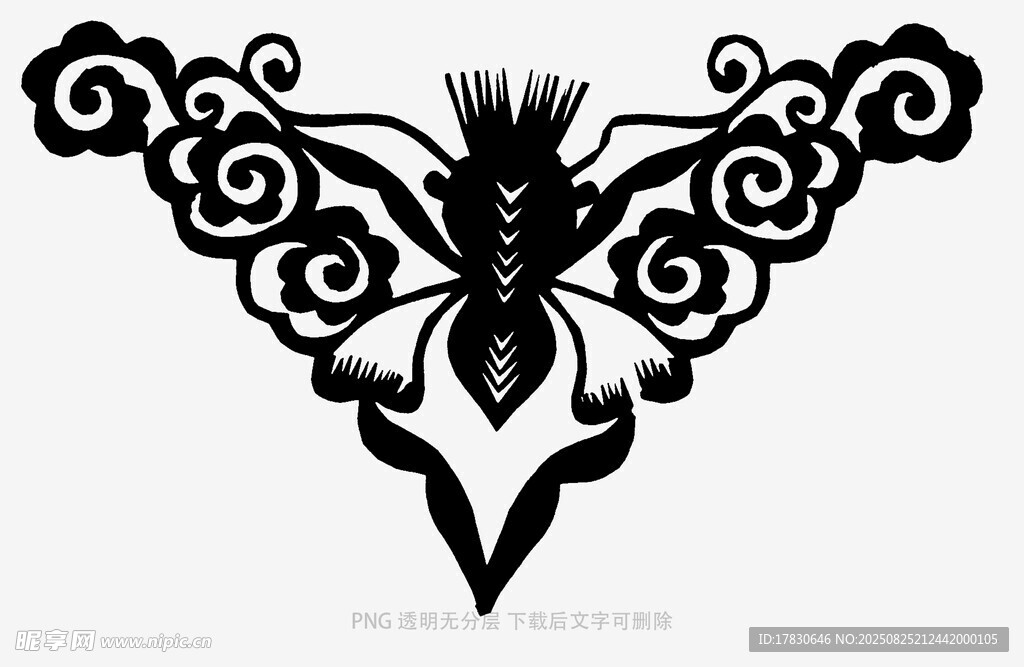 蝴蝶花纹图案设计