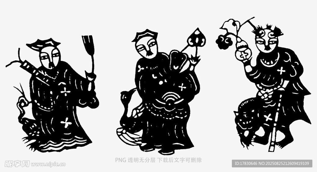 传统戏曲人物造型展示