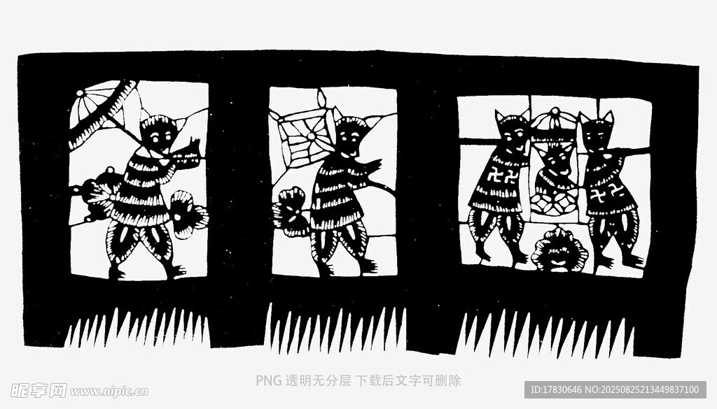 古代战斗场景插画