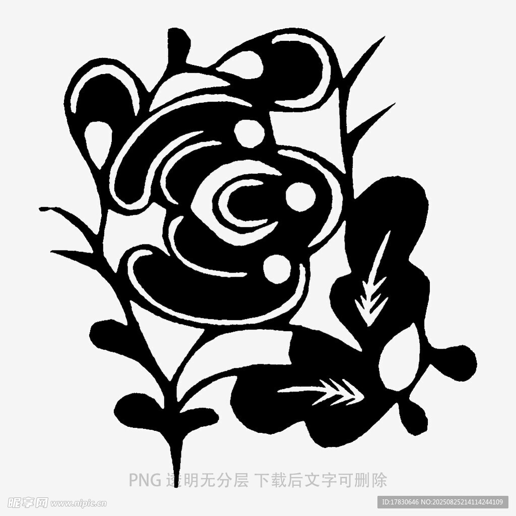 抽象花卉图案设计