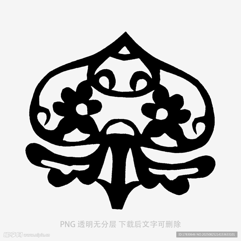 黑桃图案装饰元素
