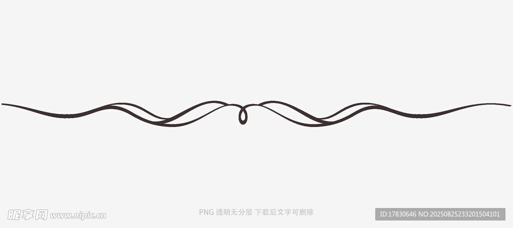 简约手绘线条装饰图案