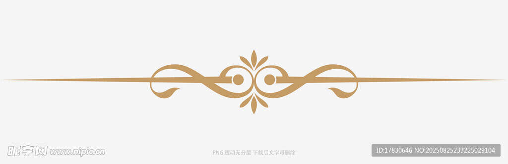 金色华丽装饰花纹图案