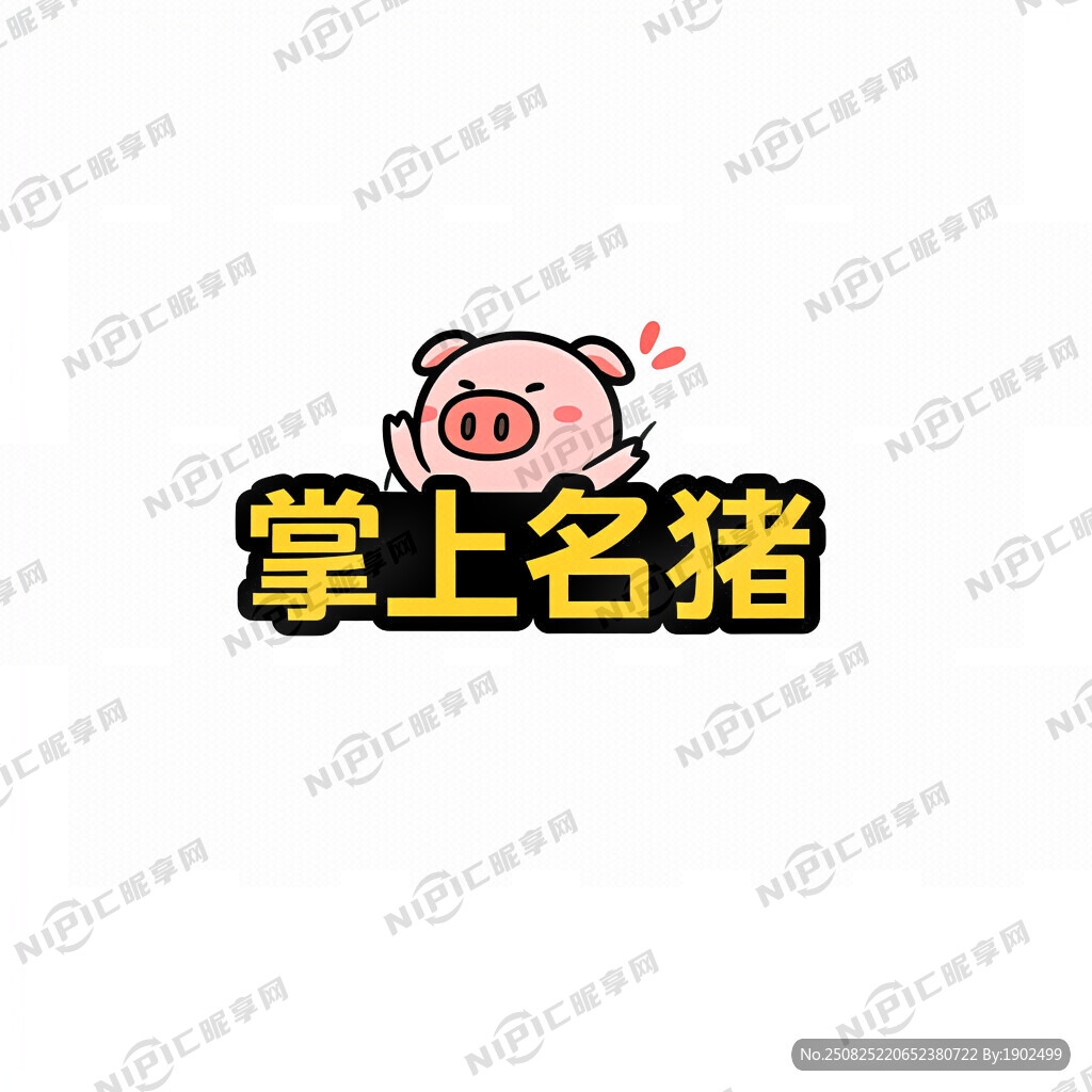 掌上名猪