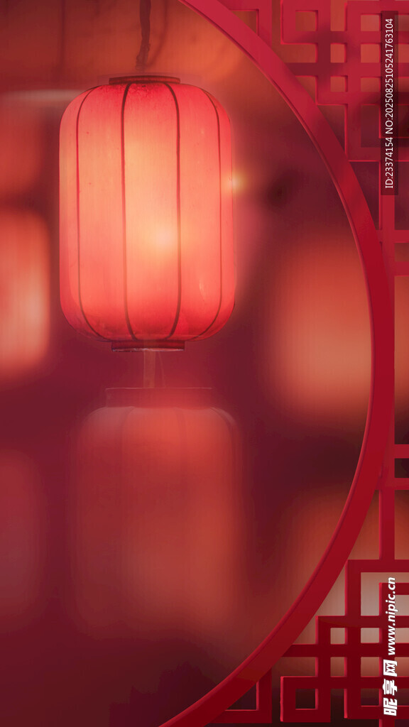 中式红灯笼营造温馨氛围