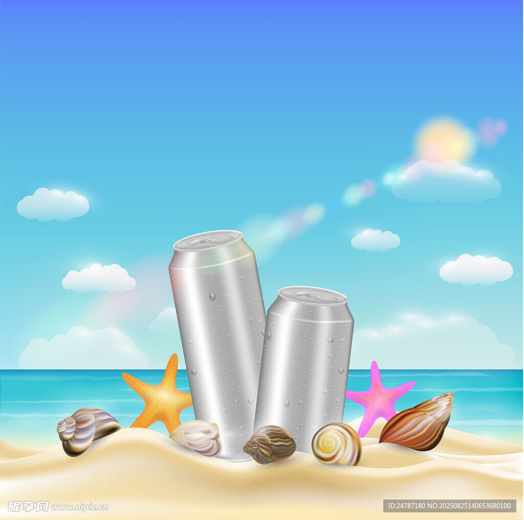 夏天沙滩