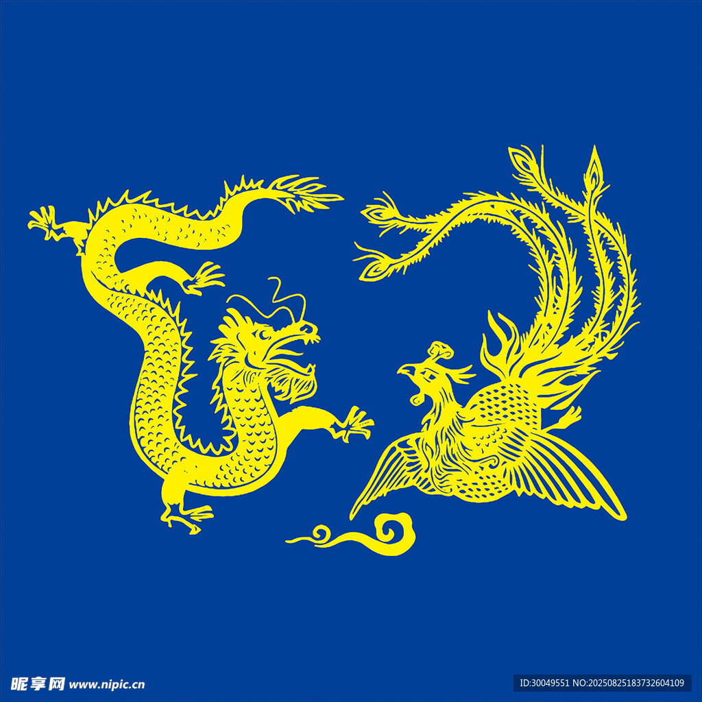 龙凤呈祥图案