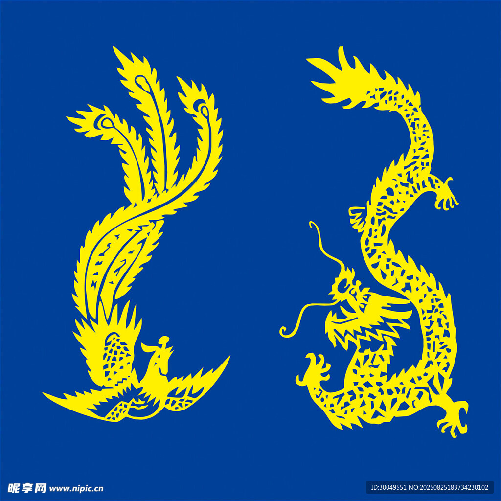 龙凤呈祥图案