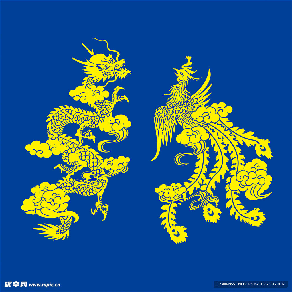 龙凤呈祥图案