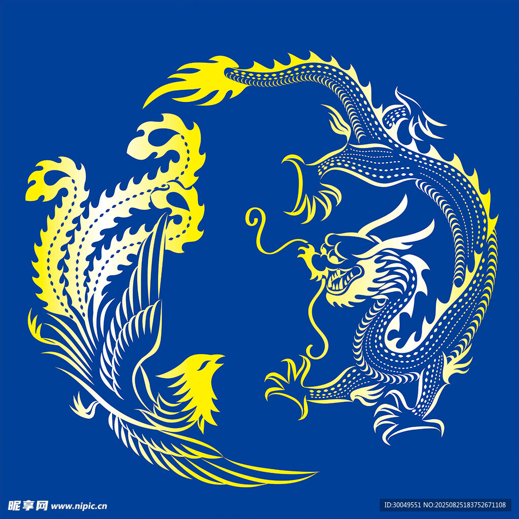 龙凤呈祥图案