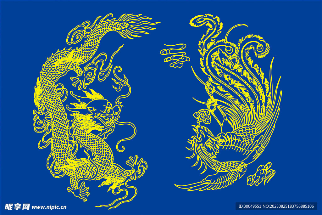 龙凤呈祥图案