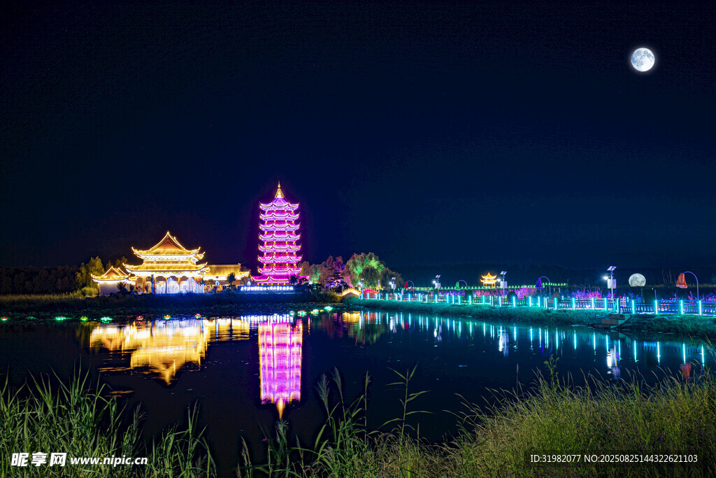 东平湖夜景