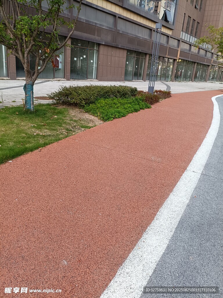 城市彩色步道景观