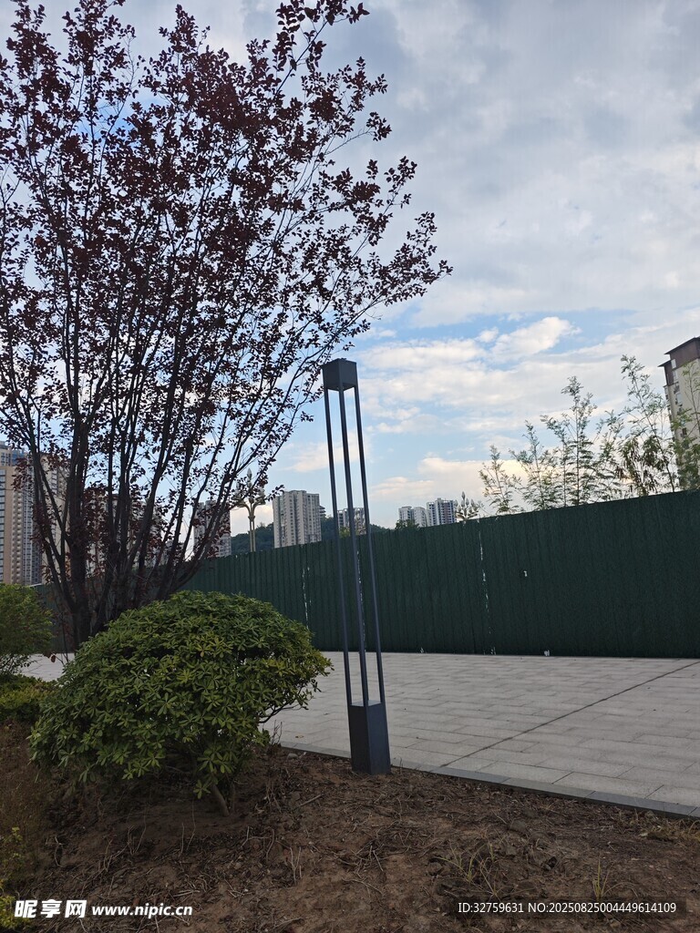 户外绿化景观场景