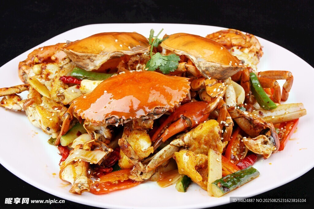 美味海鲜炒蟹