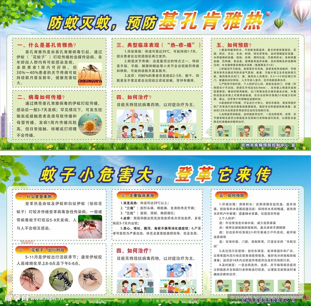 预防基孔肯雅热和革登热