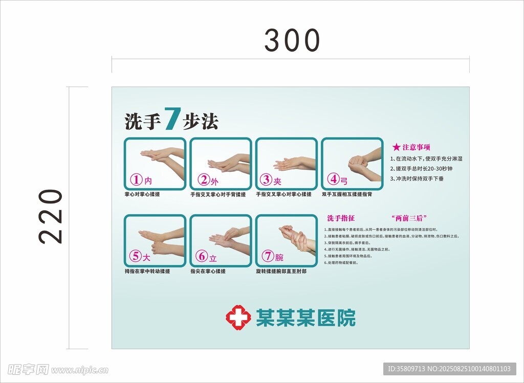 七步洗手法