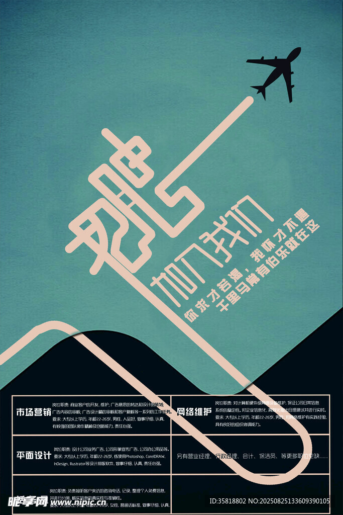 创意招聘海报