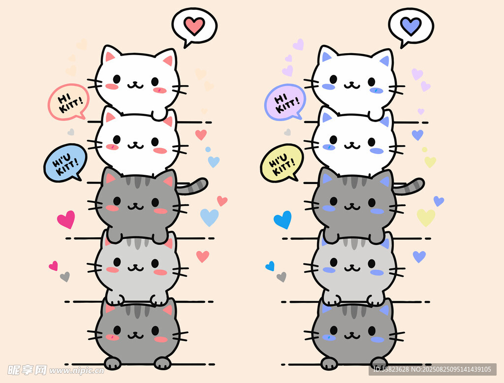 卡通猫咪