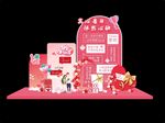 粉色系甜蜜糖果主题展示