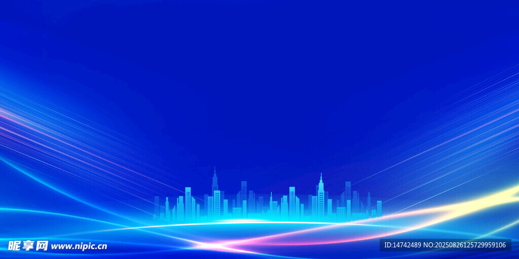 蓝色背景