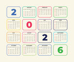 2026日历  