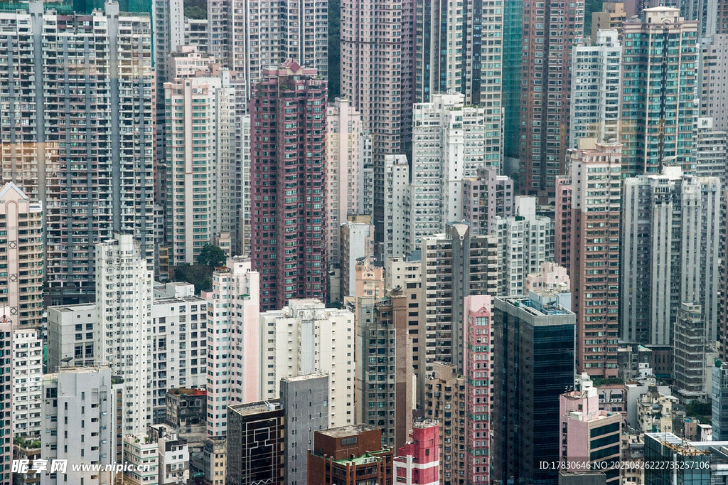 繁华都市高楼景观