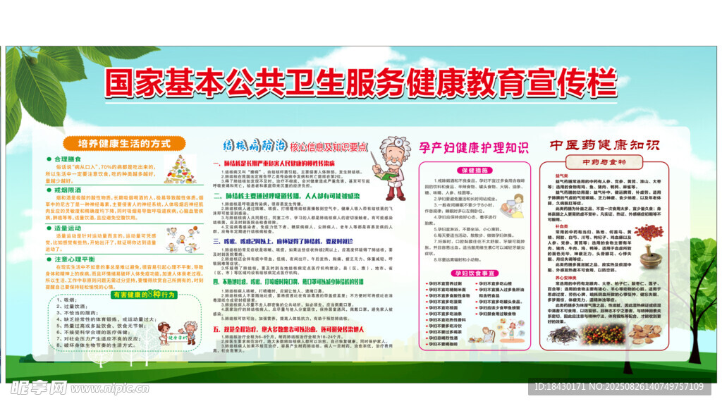 健康教育宣传栏