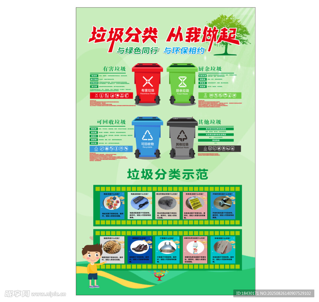 垃圾分类宣传海报