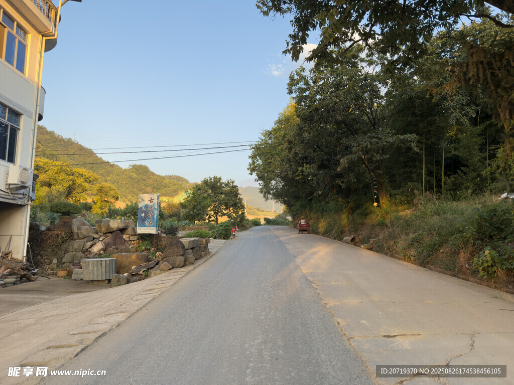 乡村宁静道路风景