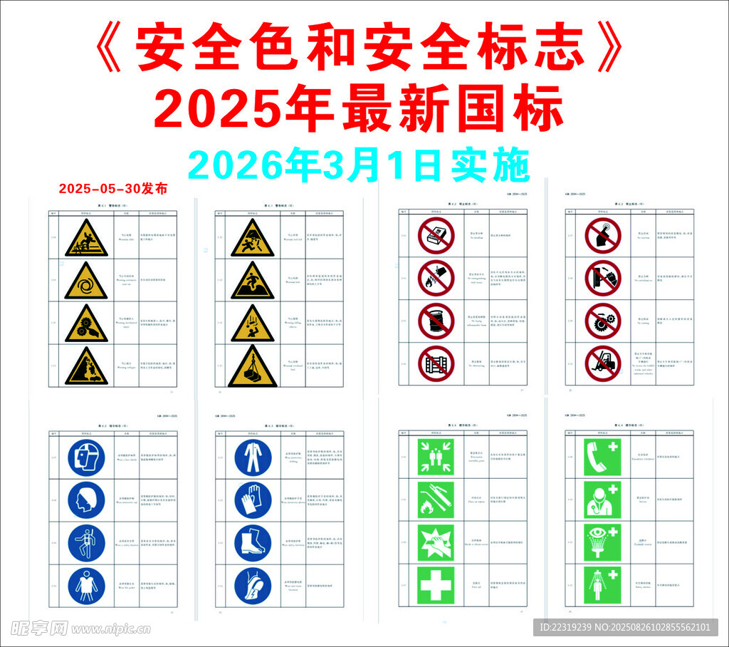 2025年最新安全标志国标