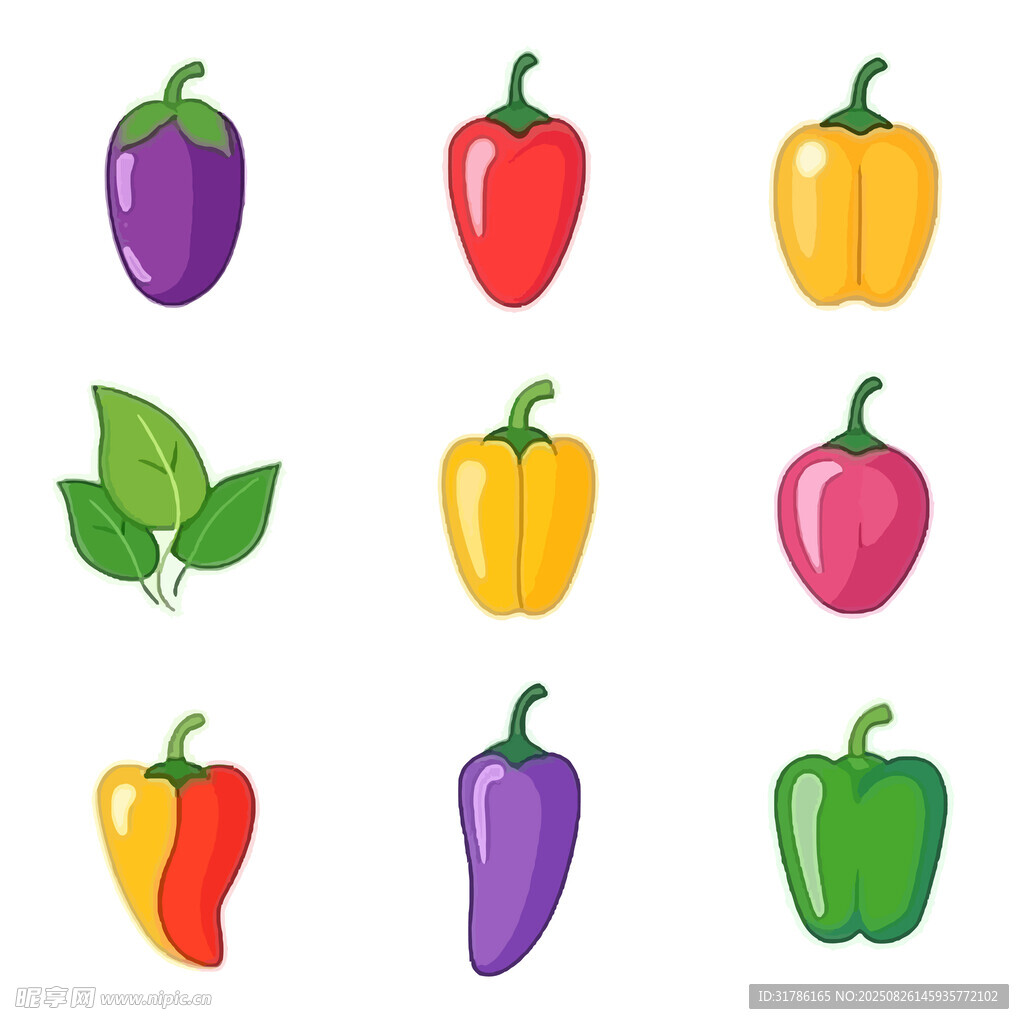 甜椒插画