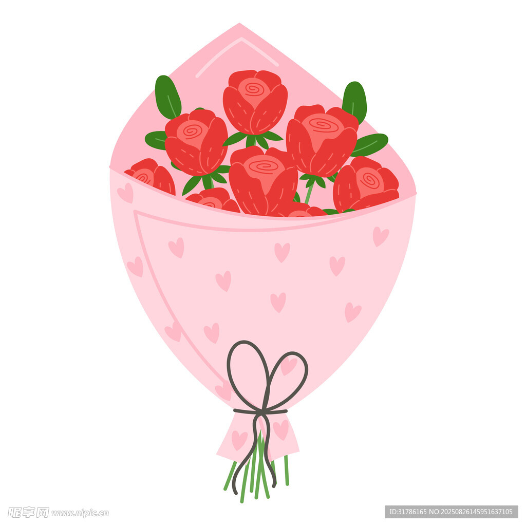 红玫瑰插图