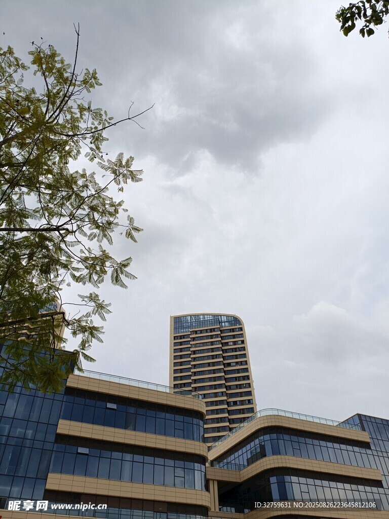 城市中高楼与建筑景观
