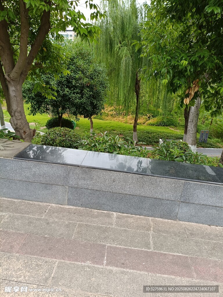 城市中的静谧园林景观