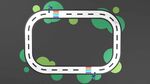 环形公路插画