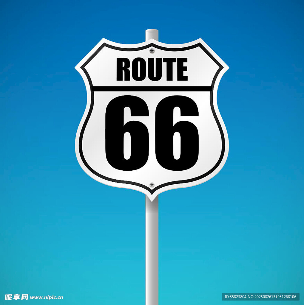 66号公路标志