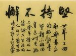 坚持不懈 杨克东书法