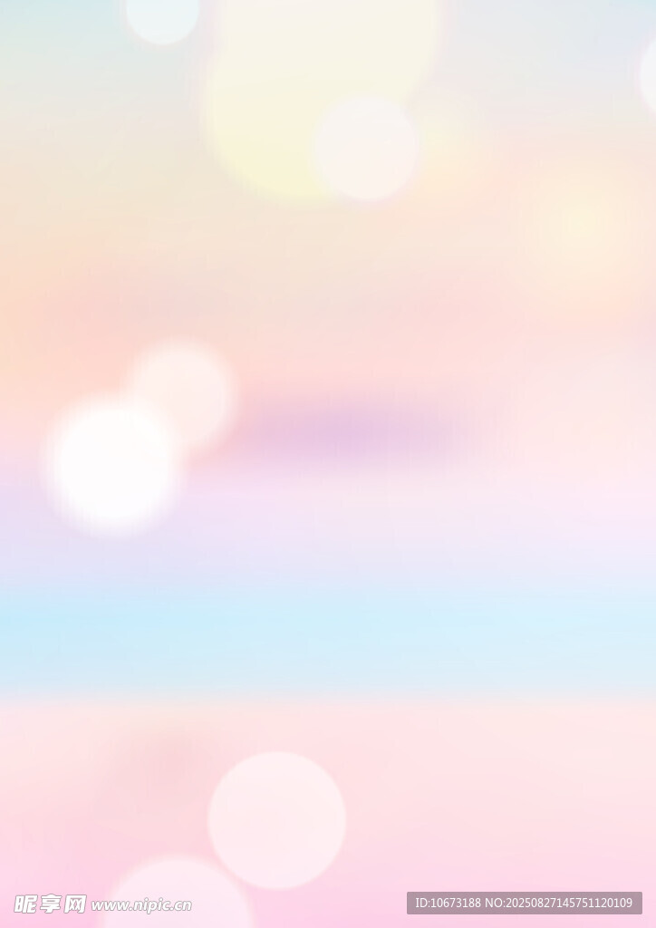 梦幻柔和光斑背景图