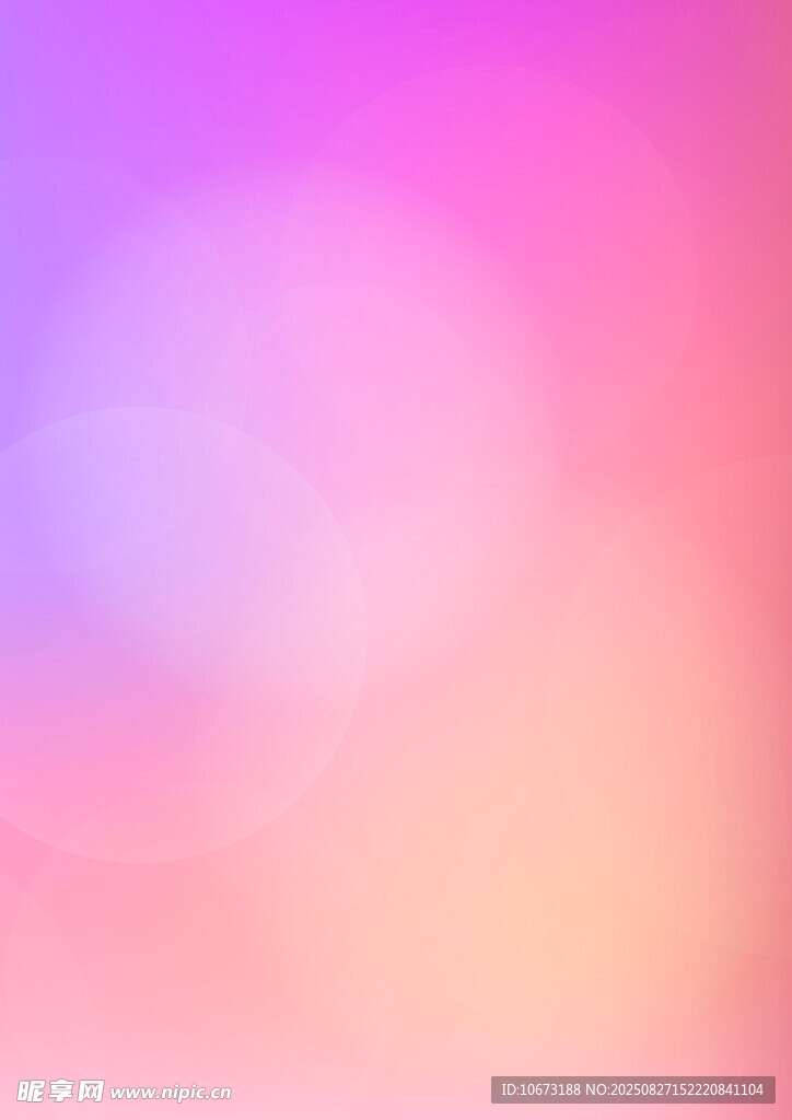 梦幻渐变彩色模糊背景图