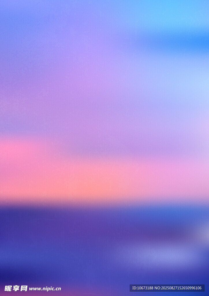梦幻海边绚丽晚霞