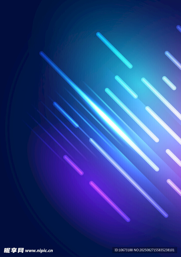 炫彩霓虹光线背景图