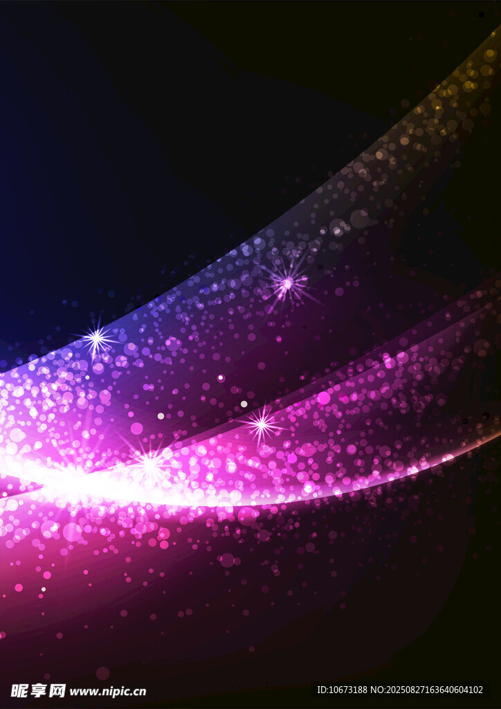 梦幻炫彩光线背景特效