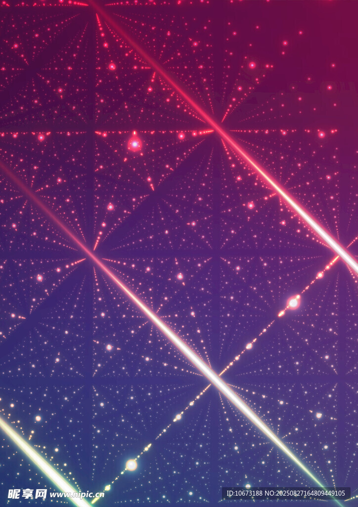 梦幻星芒宇宙背景图