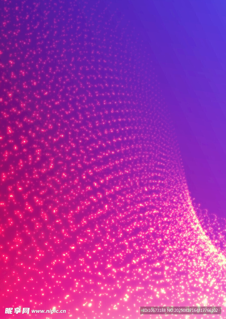 梦幻渐变点状科技背景图