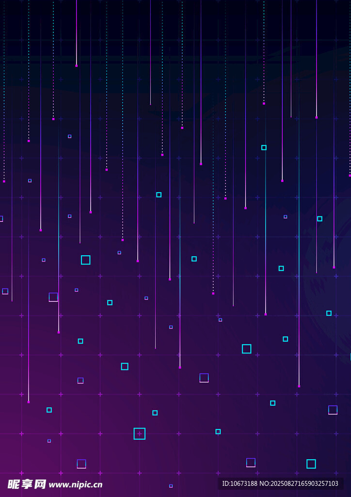 紫色渐变雨滴背景图案