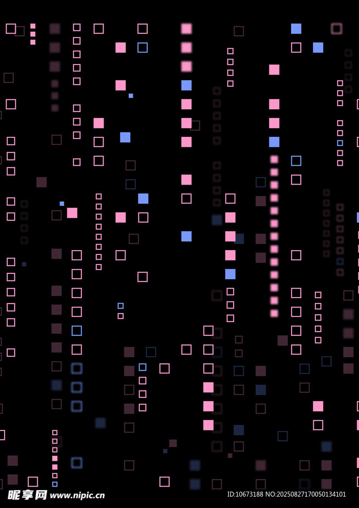 数字矩阵背景图案