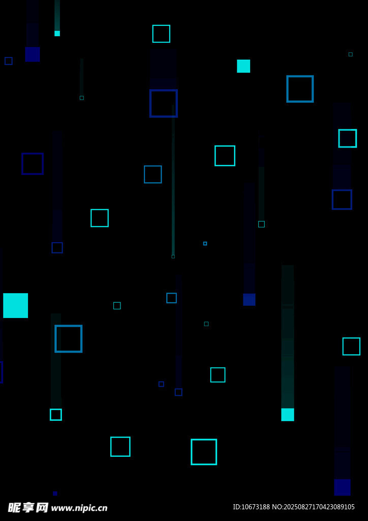 科技感方块动态背景图